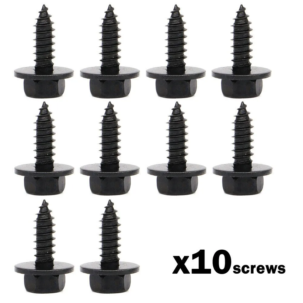 10 PCS Self Tapping Black Screws For Toyota Bumper Fender Splash Seal Shield Rivet Clip Bolt Screw Fastener
10 PCS Self Tapping Black Screws For Toyota Bumper Fender Splash Seal Shield Rivet Clip Bolt Screw Fastener