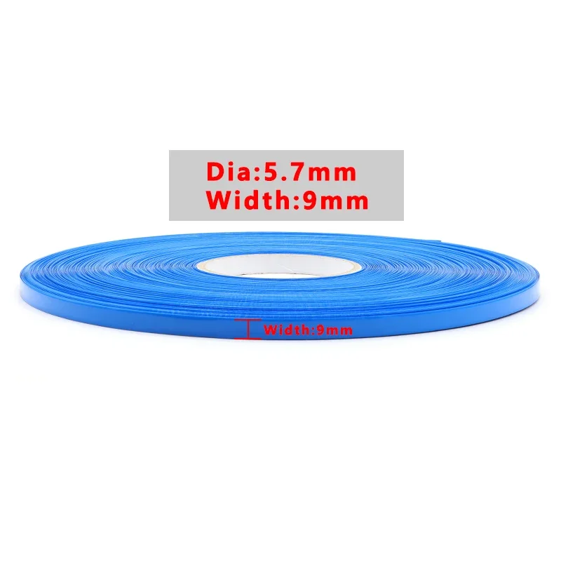 5/10/50/100m PVC Heat Shrink Tube Width 9mm Insulated Film Protection Case Wire Cable Sleeve Lithium Battery Wraps
5/10/50/100m PVC Heat Shrink Tube Width 9mm Insulated Film Protection Case Wire Cable Sleeve Lithium Battery Wraps