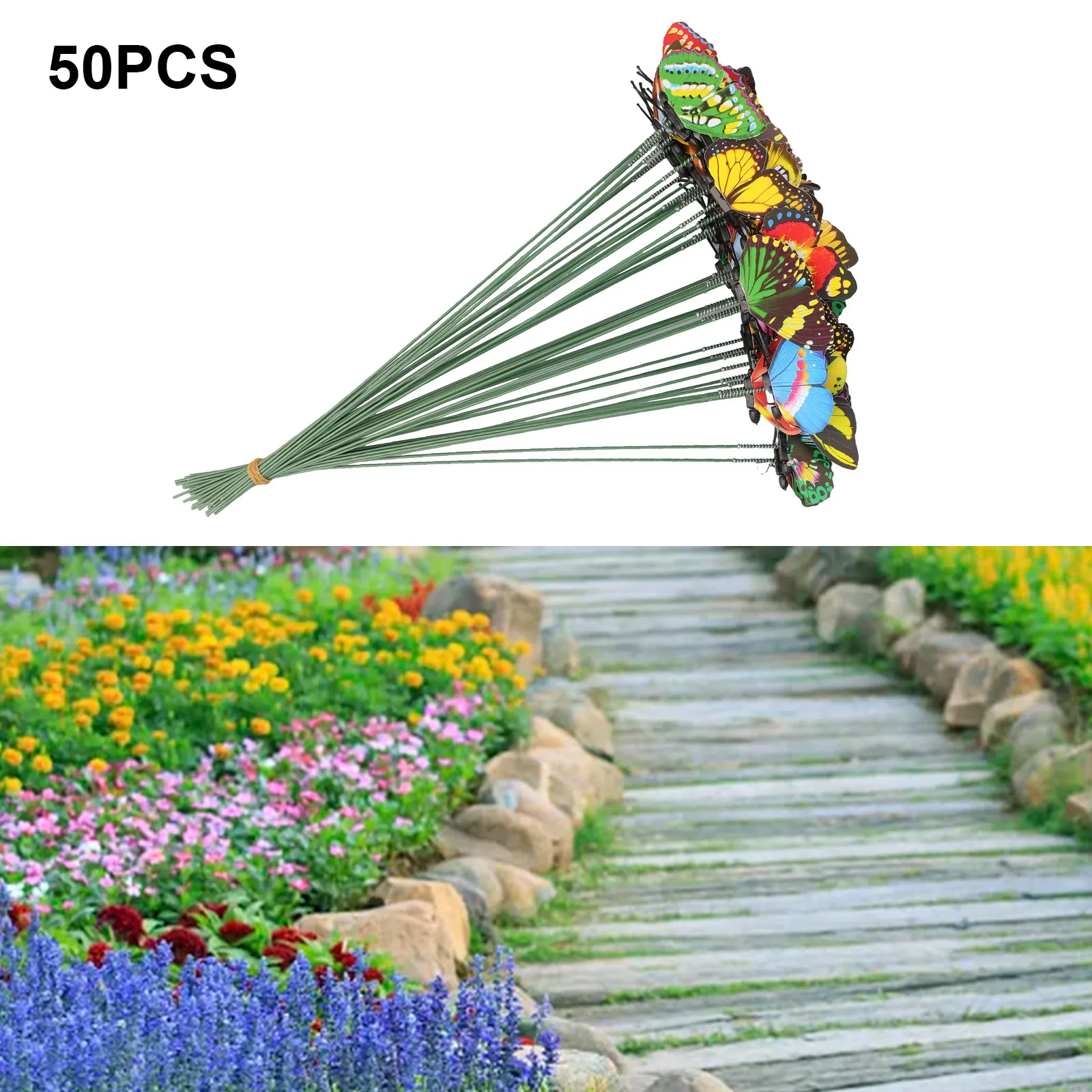 Garden Decor Butterfly Stakes Lifelike Patio 50PCS Art Bed Varied Colourful Waterproof Wedding Decor Yard Flower
Garden Decor Butterfly Stakes Lifelike Patio 50PCS Art Bed Varied Colourful Waterproof Wedding Decor Yard Flower