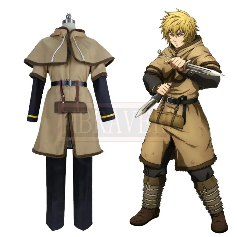 Vinland Saga Karlsefni cosplay costume uniform Christmas Halloween custom any size
Vinland Saga Karlsefni cosplay costume uniform Christmas Halloween custom any size