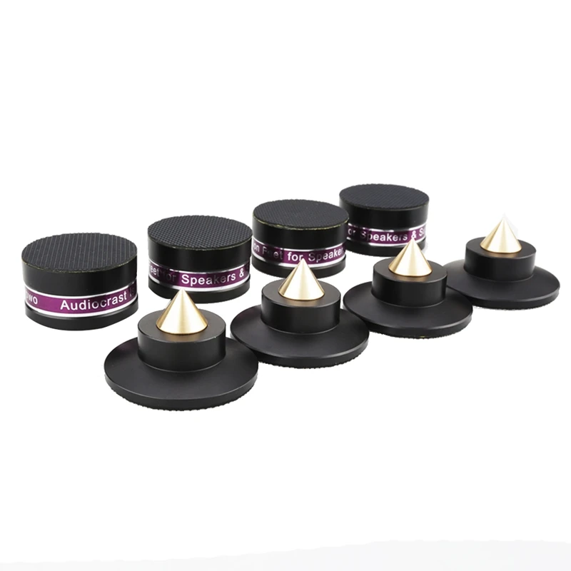 4PCS Audiocrast IF03S/IF03B Aluminium Shockproof Spike+Pad Isolation Stand Hifi Amplifiers
4PCS Audiocrast IF03S/IF03B Aluminium Shockproof Spike+Pad Isolation Stand Hifi Amplifiers
