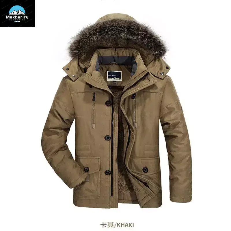 2023 Men's Winter Jacket High Quality Hooded Fur Collar Multi Pocket Cargo Jacket Casual Business Cotton Padded Men Jacket 7XL
2023 Men's Winter Jacket High Quality Hooded Fur Collar Multi Pocket Cargo Jacket Casual Business Cotton Padded Men Jacket 7XL