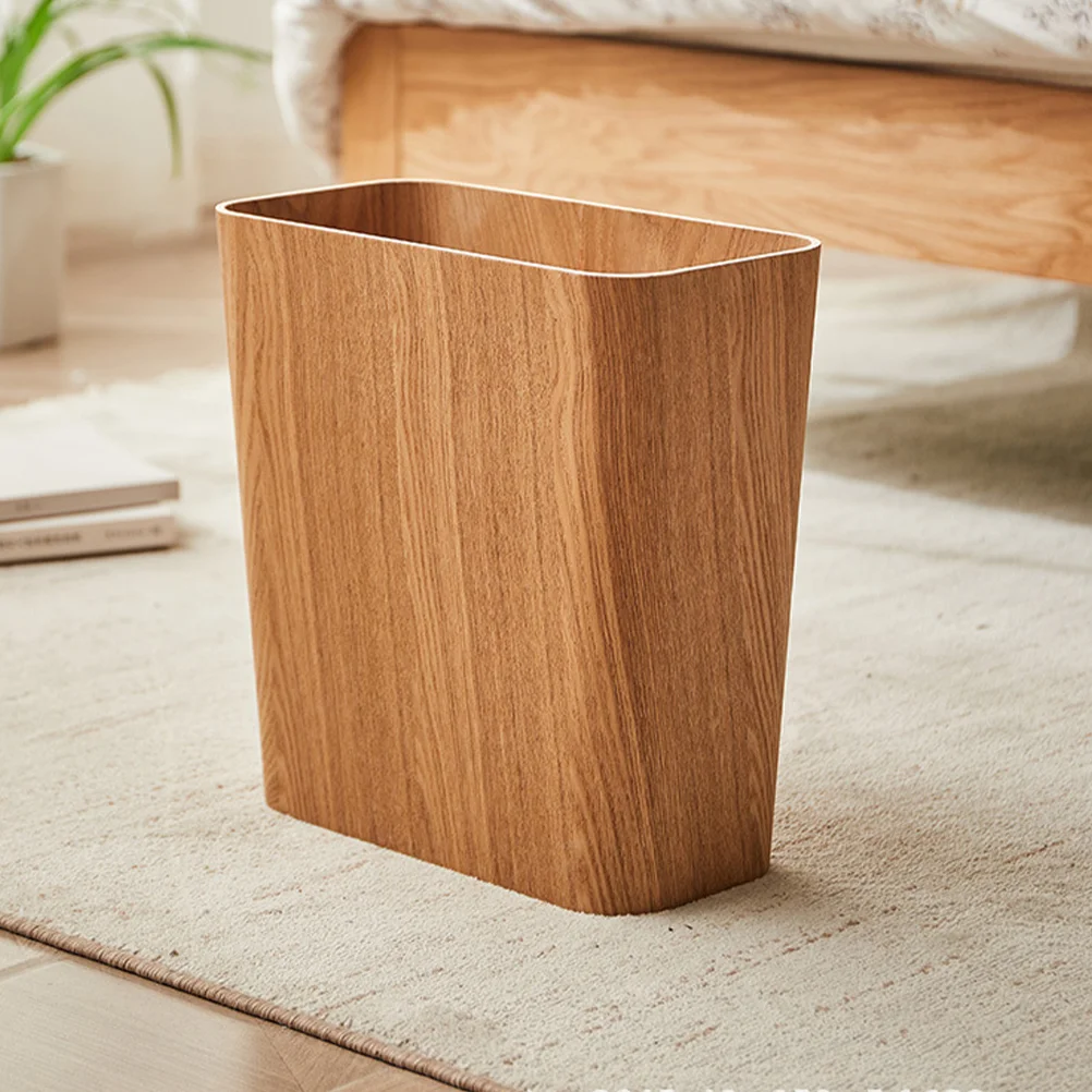 Wood Slim Trash Can Bucket Garbage Can Narrow Spaces No Lid Bathroom Waste Basket
Wood Slim Trash Can Bucket Garbage Can Narrow Spaces No Lid Bathroom Waste Basket