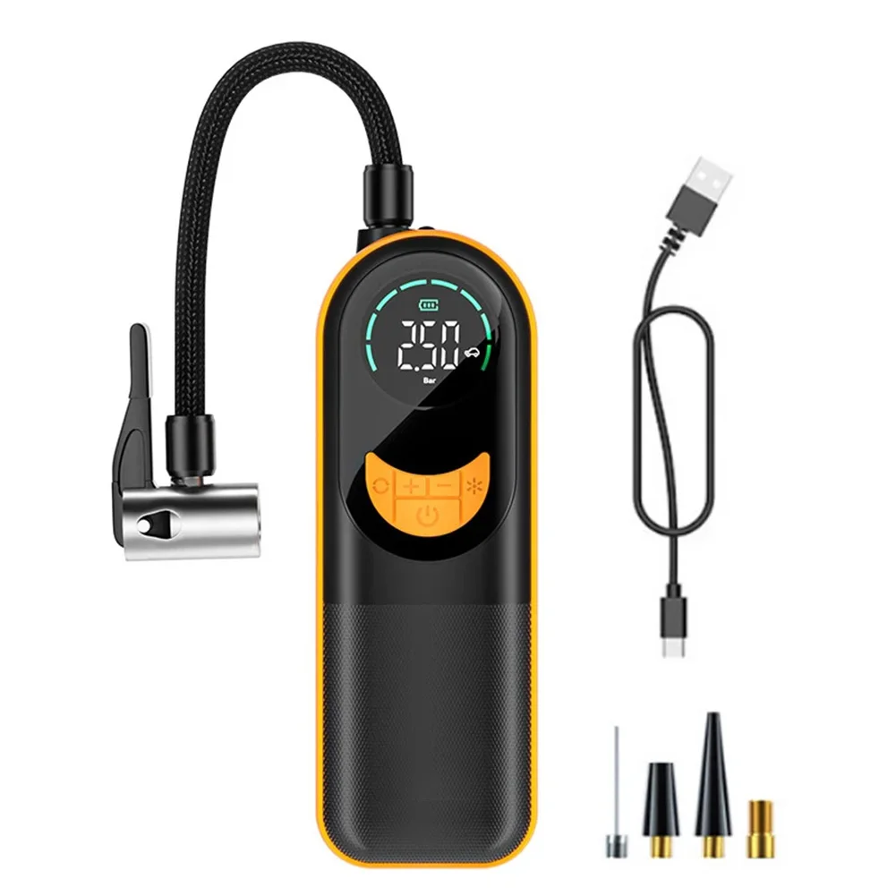 150PSI Wireless Car Air Compressor Pump Electric Tire Inflator Type-C For Car Motorcycle Bicycle Ball Universal Accessories
150PSI Wireless Car Air Compressor Pump Electric Tire Inflator Type-C For Car Motorcycle Bicycle Ball Universal Accessories