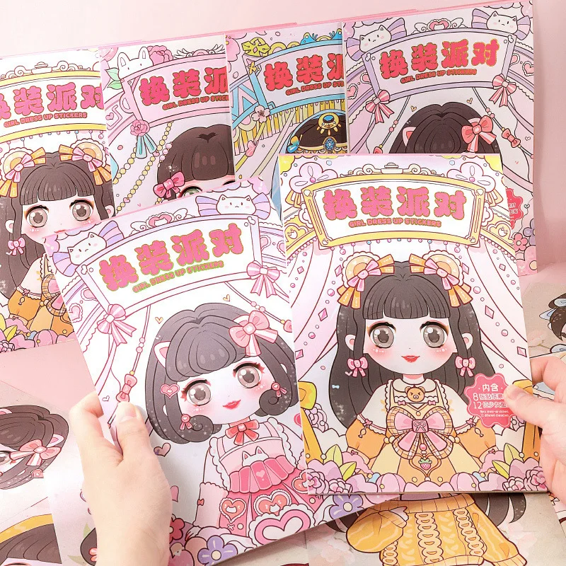 Princess Makeup Sticker Book Puzzle Old Girls Educational Toy Dress Up Party Sticker Assemble Jigsaw Educational Toys Handmade
Princess Makeup Sticker Book Puzzle Old Girls Educational Toy Dress Up Party Sticker Assemble Jigsaw Educational Toys Handmade