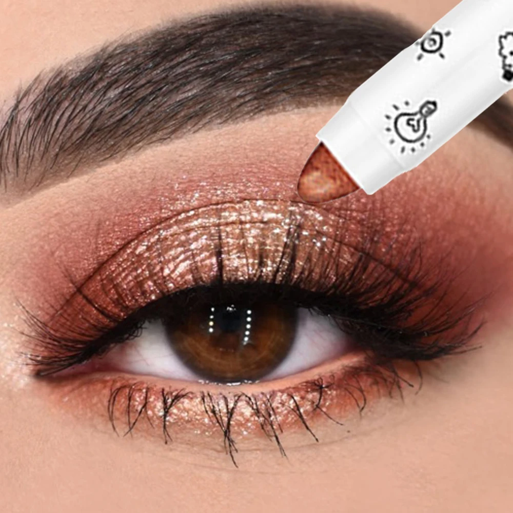 Diamond Eyes Pencil Shiny Glitter Eyeshadow Pen Eyeliner Pearlescent Highlight Pen Brighten Lying Silkworm Makeup Tool Cosmetics
Diamond Eyes Pencil Shiny Glitter Eyeshadow Pen Eyeliner Pearlescent Highlight Pen Brighten Lying Silkworm Makeup Tool Cosmetics