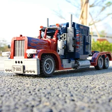 High-tech Pull Back Car Peterbilted Building Blocks 389 Trucks Optimused Prime Columned Building Block Transformered Bricks Toy
High-tech Pull Back Car Peterbilted Building Blocks 389 Trucks Optimused Prime Columned Building Block Transformered Bricks Toy
