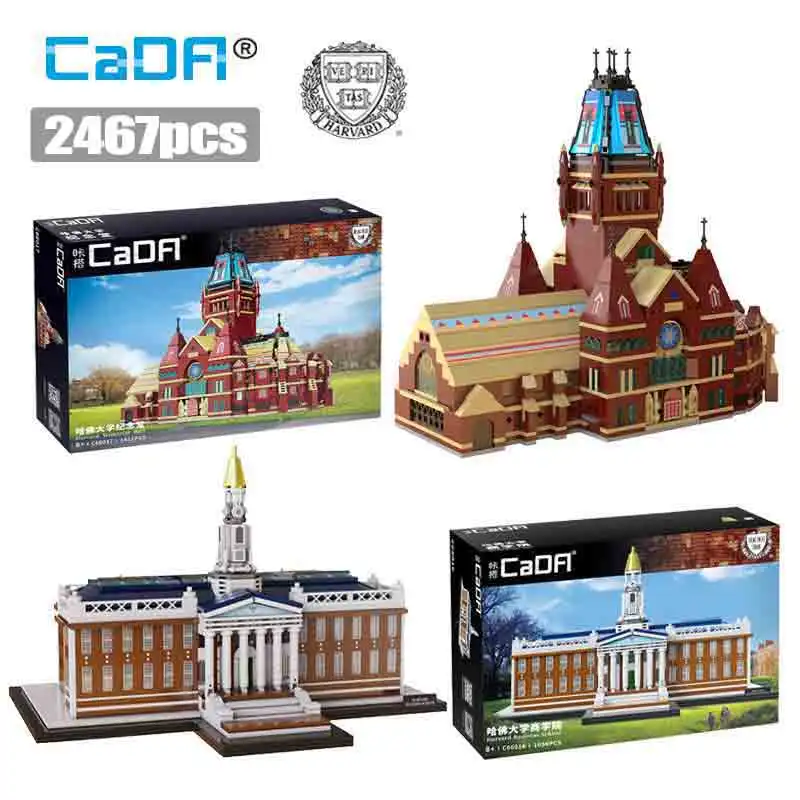 Cada Harvard University City Business School Architecture Building Blocks Friends Harvard Memorial Bricks Toys for Kid Gifts
Cada Harvard University City Business School Architecture Building Blocks Friends Harvard Memorial Bricks Toys for Kid Gifts