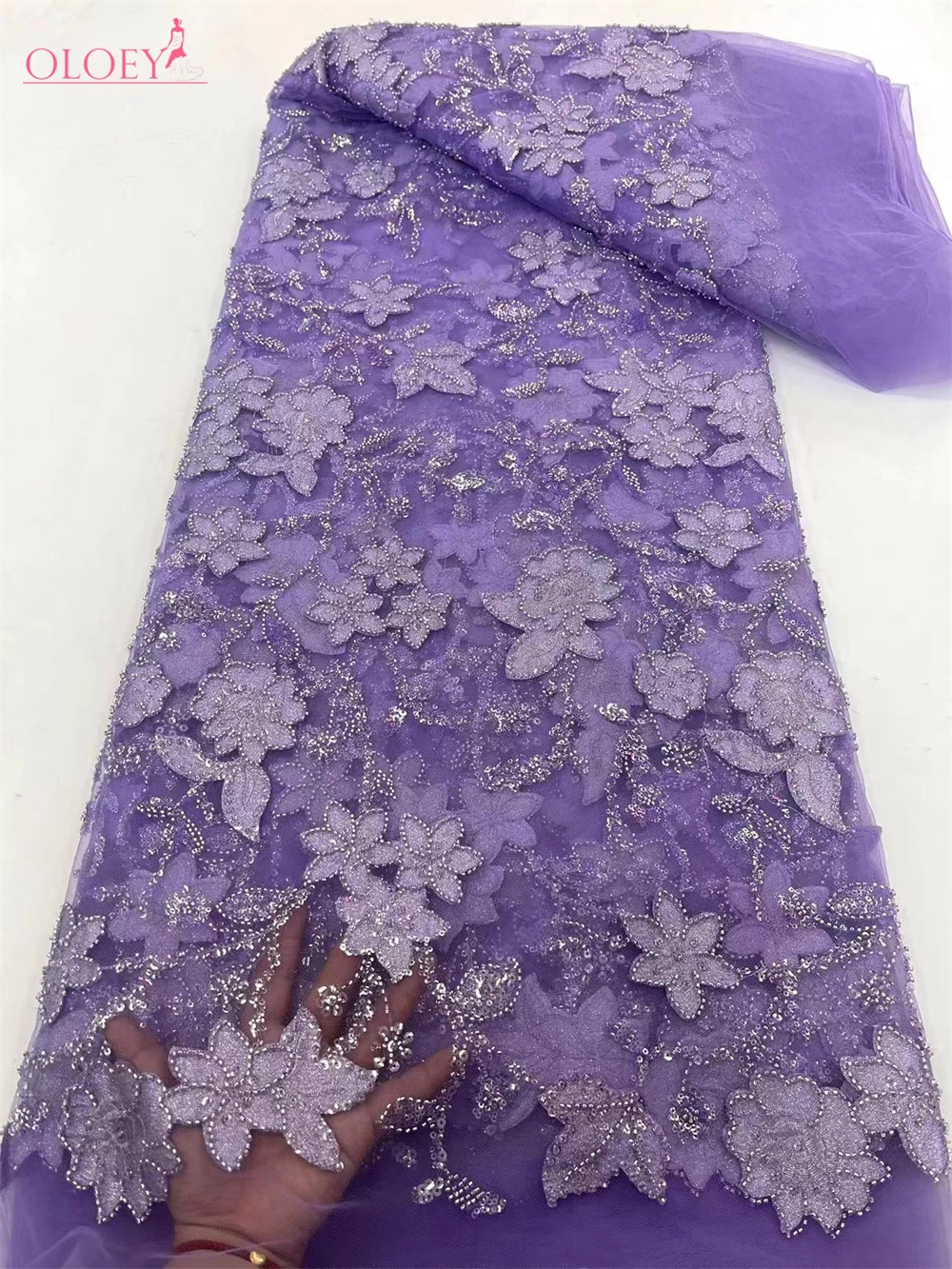 Elegant French Mesh Beaded Lace Fabric African Embroidery Nigerian With Sequins Fabric For Wedding Party Dress
Elegant French Mesh Beaded Lace Fabric African Embroidery Nigerian With Sequins Fabric For Wedding Party Dress