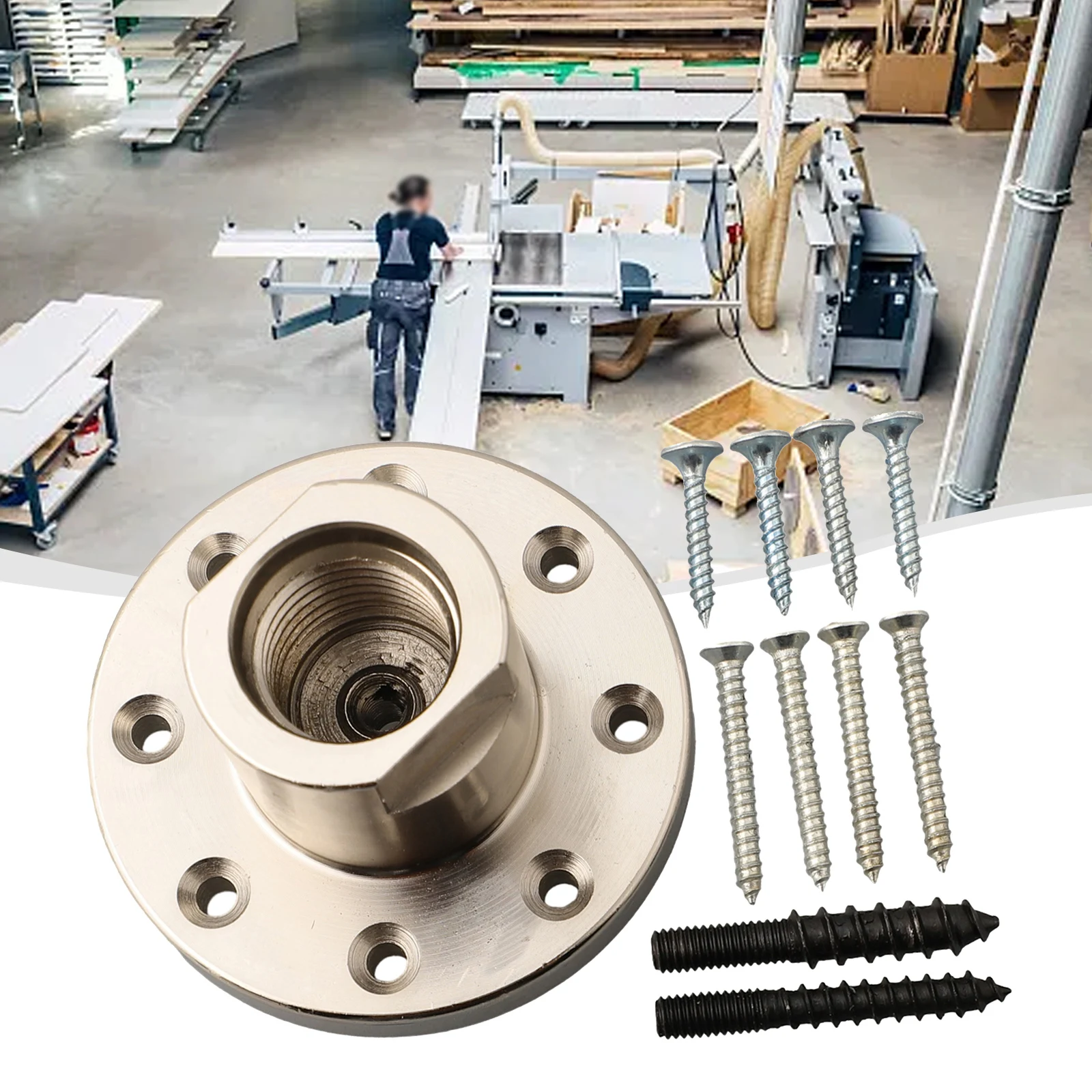 3Inch Wood Lathe Face Plate With Screw Chuck For Pre-threaded To 1 "x 8TPI Threaded Turning Chuck Flange Woodworking Faceplate
3Inch Wood Lathe Face Plate With Screw Chuck For Pre-threaded To 1 "x 8TPI Threaded Turning Chuck Flange Woodworking Faceplate