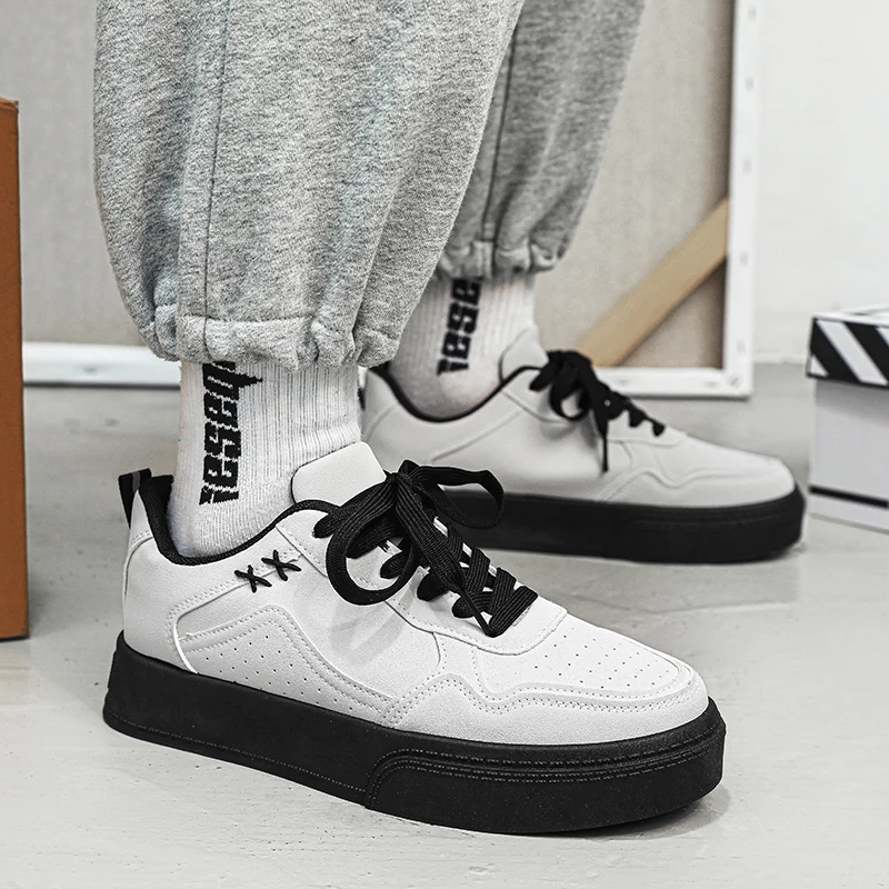 Platform Shoes for Men 2024 Spring Lace-up Sneakers Men Comfortable Men Jogging Sports Shoes Trendy Student Walking Shoes New
Platform Shoes for Men 2024 Spring Lace-up Sneakers Men Comfortable Men Jogging Sports Shoes Trendy Student Walking Shoes New