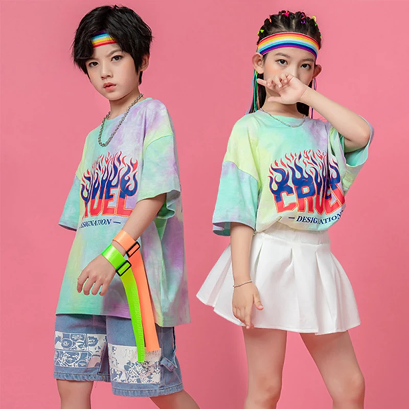 Summer Street Dance Wear Tie Dye Tops Children Dancer Outfit Festival Clothing Modern Boys Hip Hop Jazz Dancing Cosutme YS3325
Summer Street Dance Wear Tie Dye Tops Children Dancer Outfit Festival Clothing Modern Boys Hip Hop Jazz Dancing Cosutme YS3325