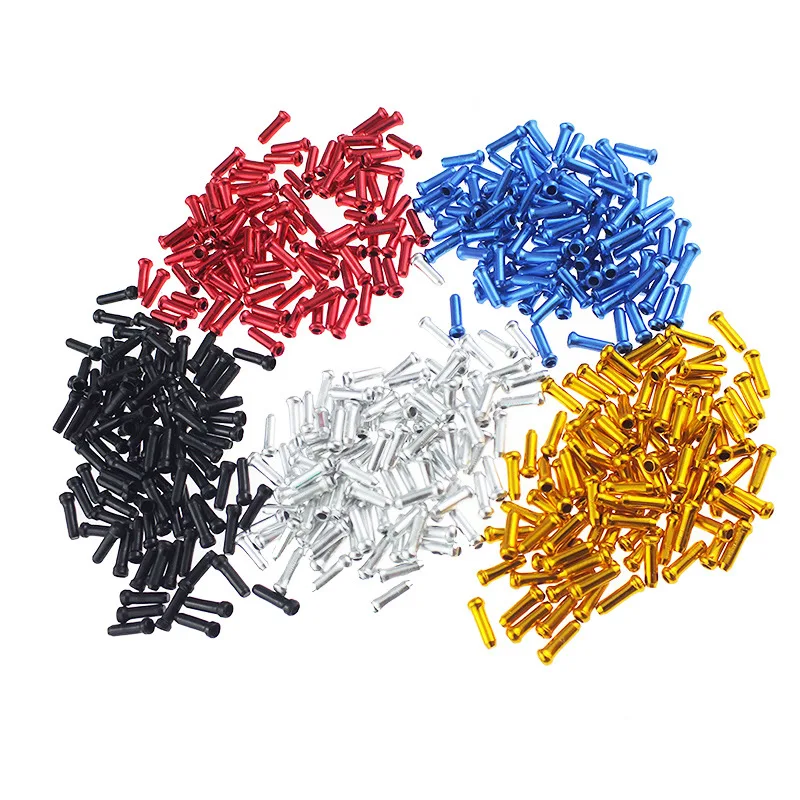 100pcs Cable End Cap Shift Cable Tips Aluminum Silver/Black/Red/Blue/Gold Mountain Road Foliding Bike Accessories
100pcs Cable End Cap Shift Cable Tips Aluminum Silver/Black/Red/Blue/Gold Mountain Road Foliding Bike Accessories