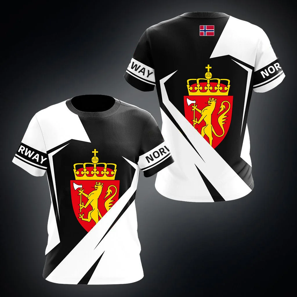 Norway Flag & Coat of Arms Graphic Tee Summer Casual Streetwear Men's Fashion Loose T-shirts Boy Oversized Short Sleeve Tops
Norway Flag & Coat of Arms Graphic Tee Summer Casual Streetwear Men's Fashion Loose T-shirts Boy Oversized Short Sleeve Tops