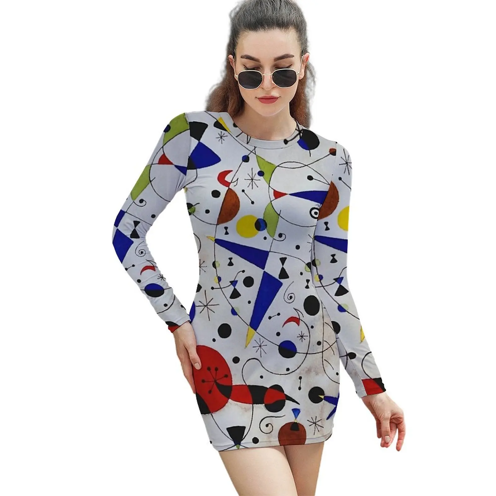 Летнее платье-футляр с длинными рукавами и изображением кошки из Миро-Рико, летние женские платья 2024
Летнее платье-футляр с длинными рукавами и изображением кошки из Миро-Рико, летние женские платья 2024