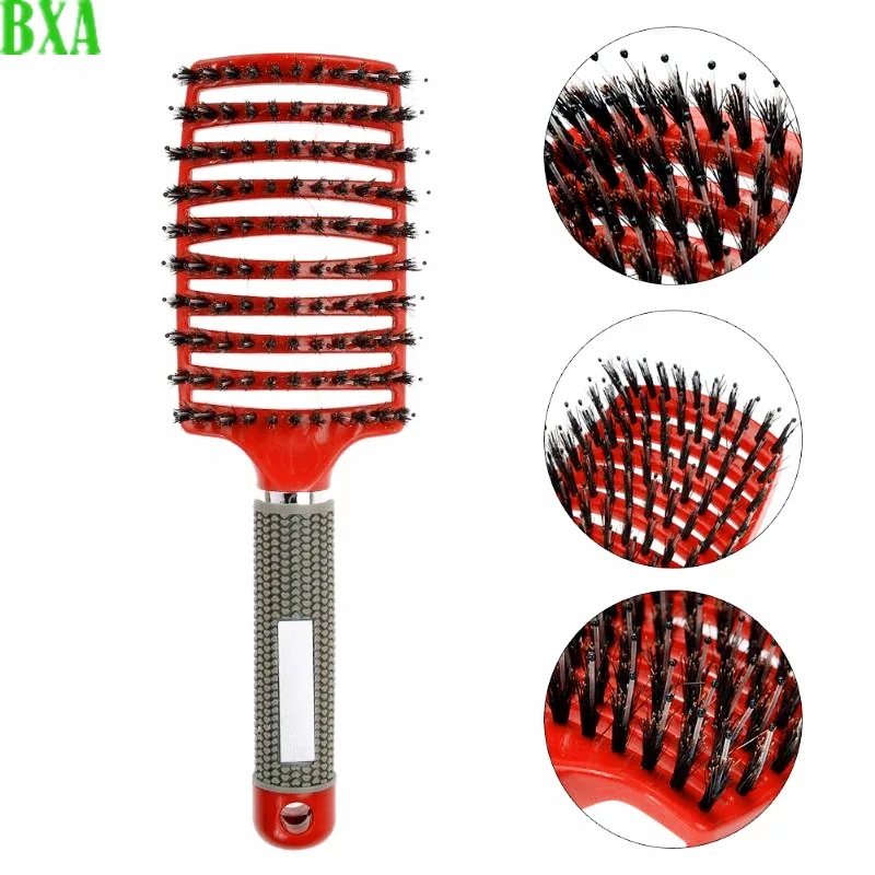 Multicolor Scalp Massage Comb Bristle Nylon Women Wet Curly Detangle Hairbrush 1PCS
Multicolor Scalp Massage Comb Bristle Nylon Women Wet Curly Detangle Hairbrush 1PCS