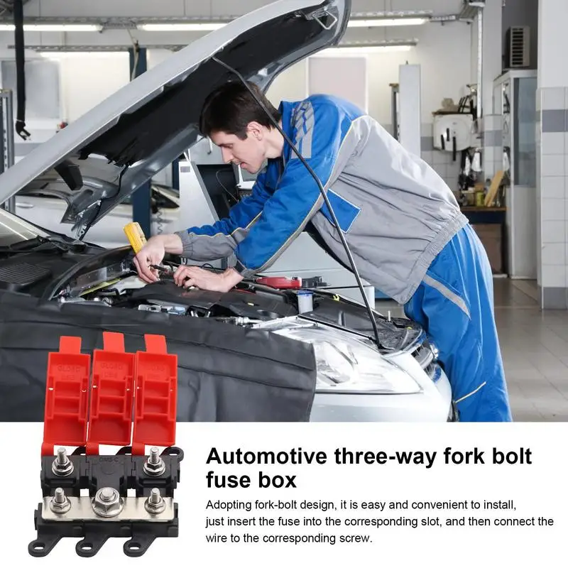 Fuse Holder For Car Car Circuit Modification Accessories 3-Way High Current Fuse Holder Box For SUV Automotive Replacement Fuses
Fuse Holder For Car Car Circuit Modification Accessories 3-Way High Current Fuse Holder Box For SUV Automotive Replacement Fuses
