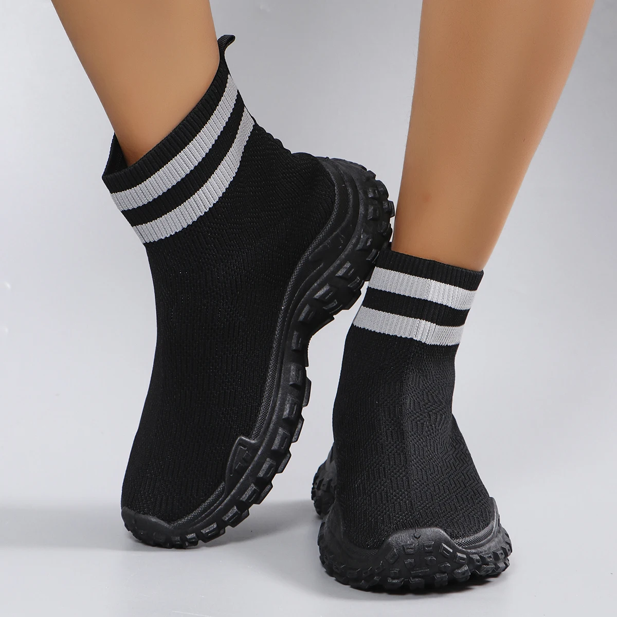 Spring new women's sports shoes, fashionable, breathable, lightweight, non-slip, wear-resistant, casual sports shoes, flat shoes 18 Sb5b7e4de1b8246558bf31268e86267ae6