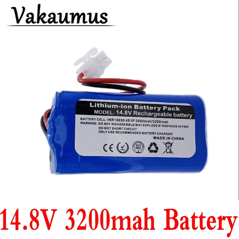 

FOR ILIFE A4S, A7, V7S Plus, V55 Pro, W400, A9S, 14.8V, 3200mAh, PX-B020, Li-ION Battery