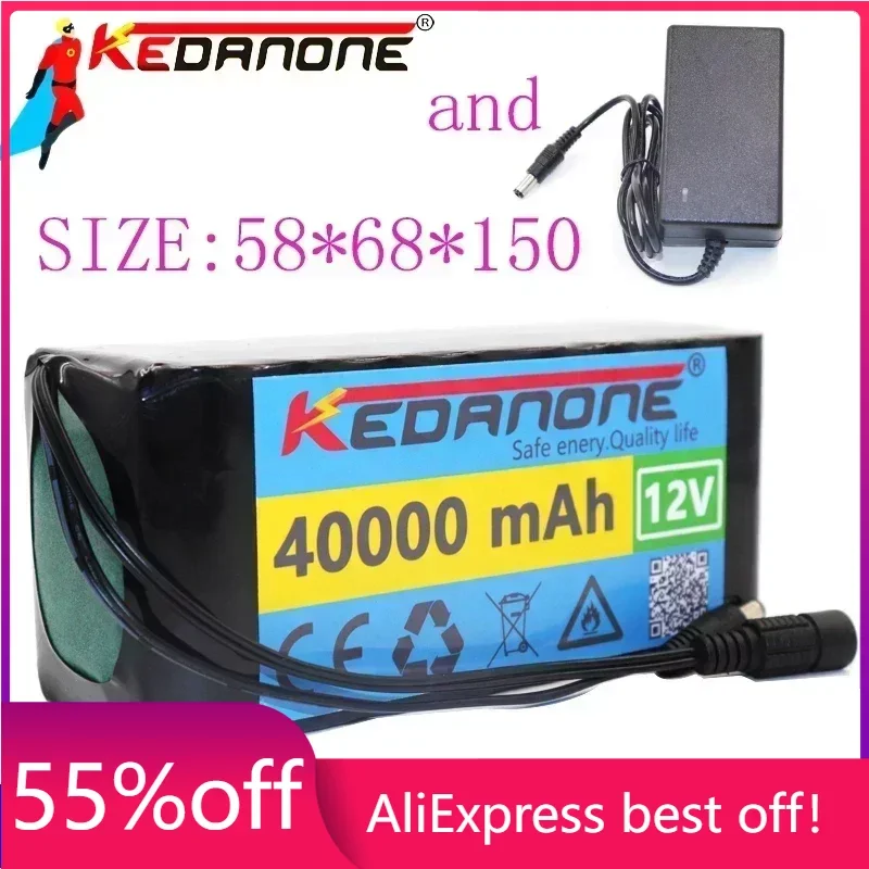 18650 Li ion battery 12V 40ah 3s10p 12.6V 40000mah is used for xenon lamp of inverter, solar street lamp is used for vehicle ins
18650 Li ion battery 12V 40ah 3s10p 12.6V 40000mah is used for xenon lamp of inverter, solar street lamp is used for vehicle ins