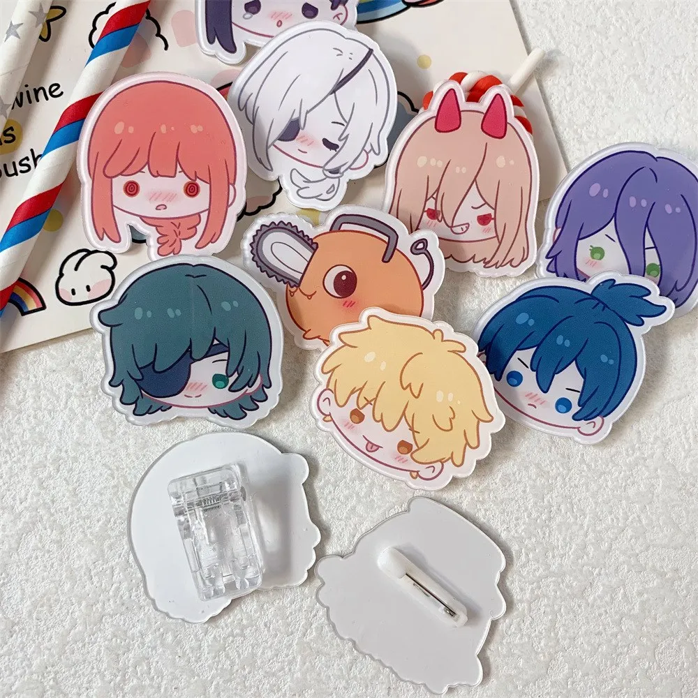 Anime Chainsaw Man Brooch Pochita Denji Power Makima Reze Aki Angel Cute Cosplay Badges Acrylic Girl Bags Toys Collection Gifts
Anime Chainsaw Man Brooch Pochita Denji Power Makima Reze Aki Angel Cute Cosplay Badges Acrylic Girl Bags Toys Collection Gifts