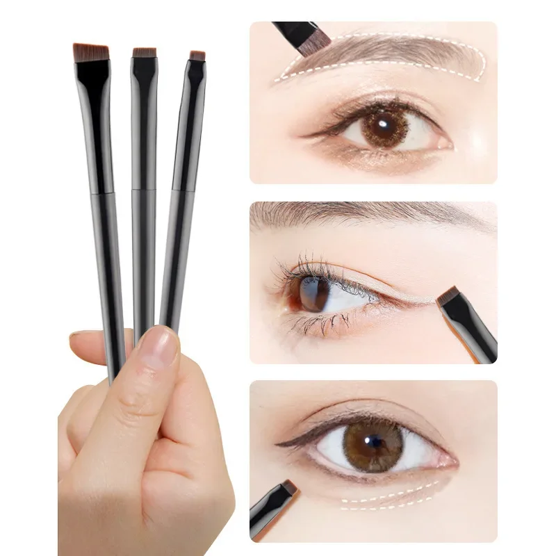 Blade Eyeliner Brush Eyebrow Brush Portable Flat Fine Eye Liner Brow Contour Makeup Brushes Cosmetic Beauty Makeup Tool 3pcs/set
Blade Eyeliner Brush Eyebrow Brush Portable Flat Fine Eye Liner Brow Contour Makeup Brushes Cosmetic Beauty Makeup Tool 3pcs/set