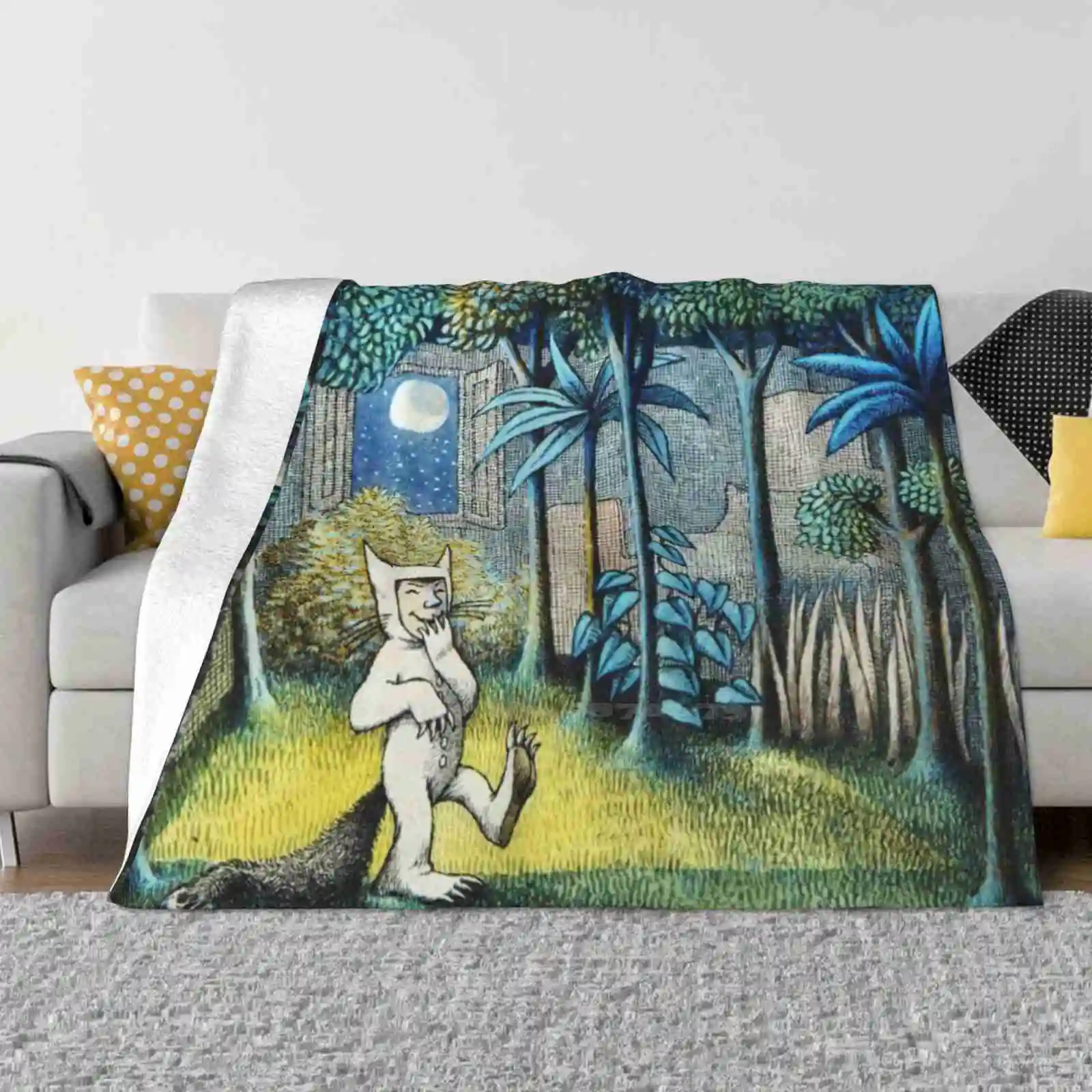 Where The Wild Things Are-Max In The Jungle Four Seasons Comfortable Warm Soft Throw Blanket Where Wild Things Rumpus Sendak
Where The Wild Things Are-Max In The Jungle Four Seasons Comfortable Warm Soft Throw Blanket Where Wild Things Rumpus Sendak