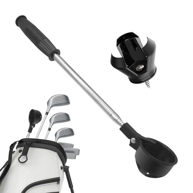

Ball Retriever Tool Golf Extendable Golf Ball Retriever 2PCS Golf Ball Picker Golf Accessories Easy Pick Up Golf Grabber Tool