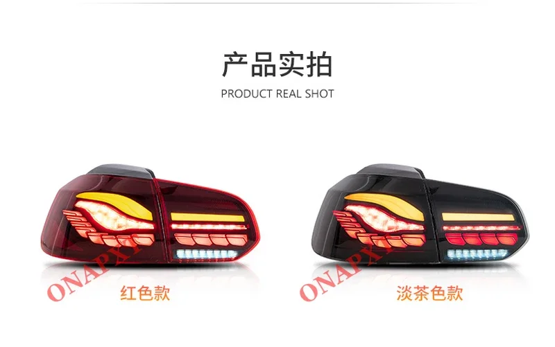 LED Tail Light Assembly Accessories Dragon Scale Taillight Rear Lamp Refit Streaming Turn light For Volkswagen Golf 6 2008-2013
LED Tail Light Assembly Accessories Dragon Scale Taillight Rear Lamp Refit Streaming Turn light For Volkswagen Golf 6 2008-2013