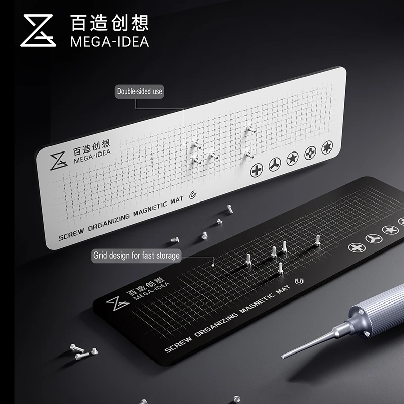 Qianli MEGA-IDEA Double-Sided Magnetic Mat Small Parts Screws Storage Pad for iPhone Samsung Tablet Phone Repair Tools
Qianli MEGA-IDEA Double-Sided Magnetic Mat Small Parts Screws Storage Pad for iPhone Samsung Tablet Phone Repair Tools