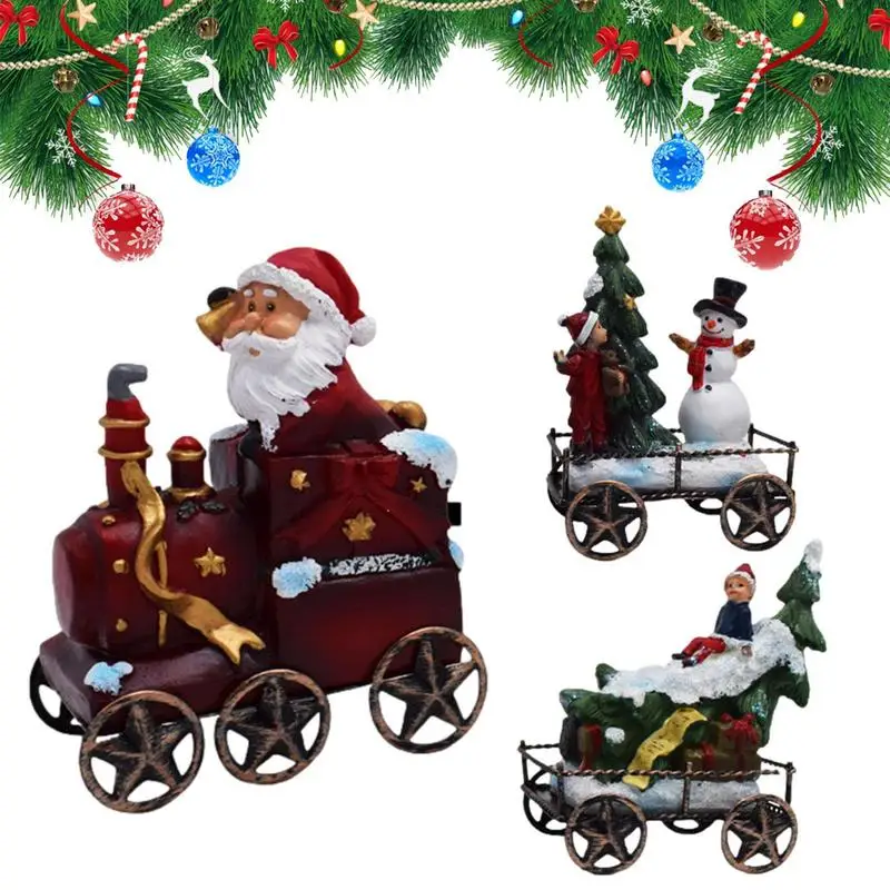 Train Statue Decor Resin Snowman Santa Claus Tabletop Ornament Colorful Train Ornament For Display Collection Festival
Train Statue Decor Resin Snowman Santa Claus Tabletop Ornament Colorful Train Ornament For Display Collection Festival