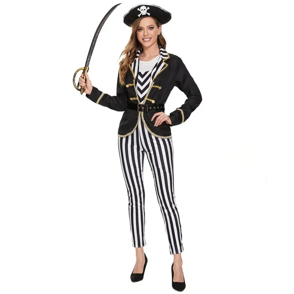 Halloween Costumes for Women's Pirates Costume Fantasia Caribbean Captain Cosplay Carnival Party Clothing
Halloween Costumes for Women's Pirates Costume Fantasia Caribbean Captain Cosplay Carnival Party Clothing