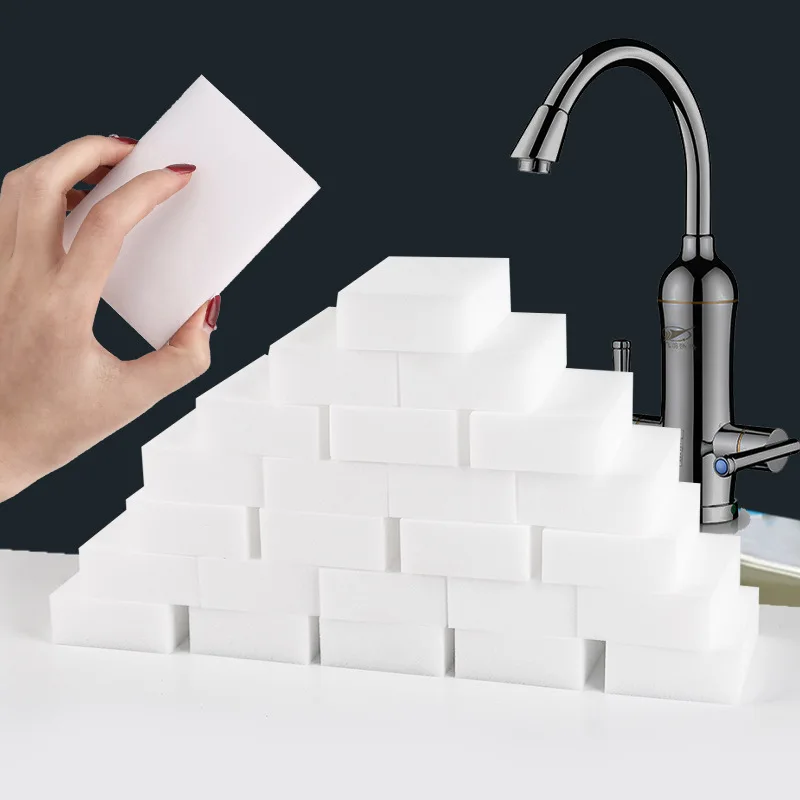100Pcs/Lot Melamine Sponge White Magic Sponge Eraser For Kitchen Bathroom Office Cleaner Cleaning Sponges Tools 100X60X10mm
100Pcs/Lot Melamine Sponge White Magic Sponge Eraser For Kitchen Bathroom Office Cleaner Cleaning Sponges Tools 100X60X10mm