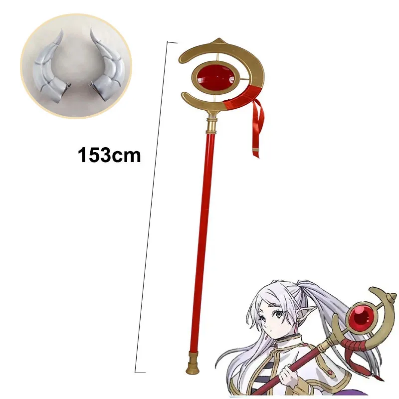 Anime Frieren Beyond Journey's End Aura Frieren Cosplay Prop Long Wand Weapon For Women Men Halloween Cosplay Costumes Props Wig
Anime Frieren Beyond Journey's End Aura Frieren Cosplay Prop Long Wand Weapon For Women Men Halloween Cosplay Costumes Props Wig