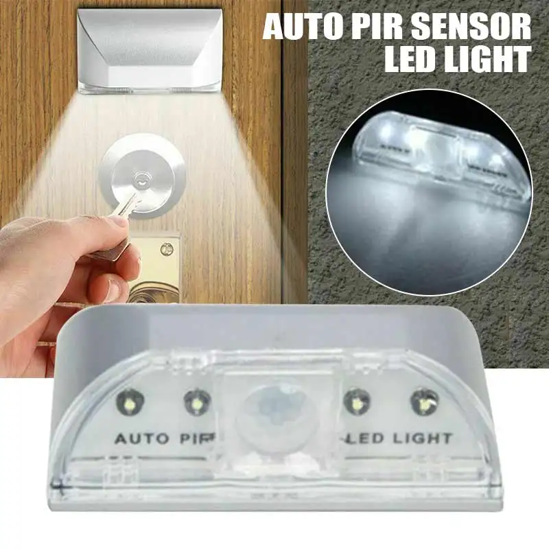 PIR Infrared Wireless Auto Sensor Motion Detector Keyhole 4 LED Light Kitchen Home Bedroom Cabinet Wardrobe Lamp
PIR Infrared Wireless Auto Sensor Motion Detector Keyhole 4 LED Light Kitchen Home Bedroom Cabinet Wardrobe Lamp