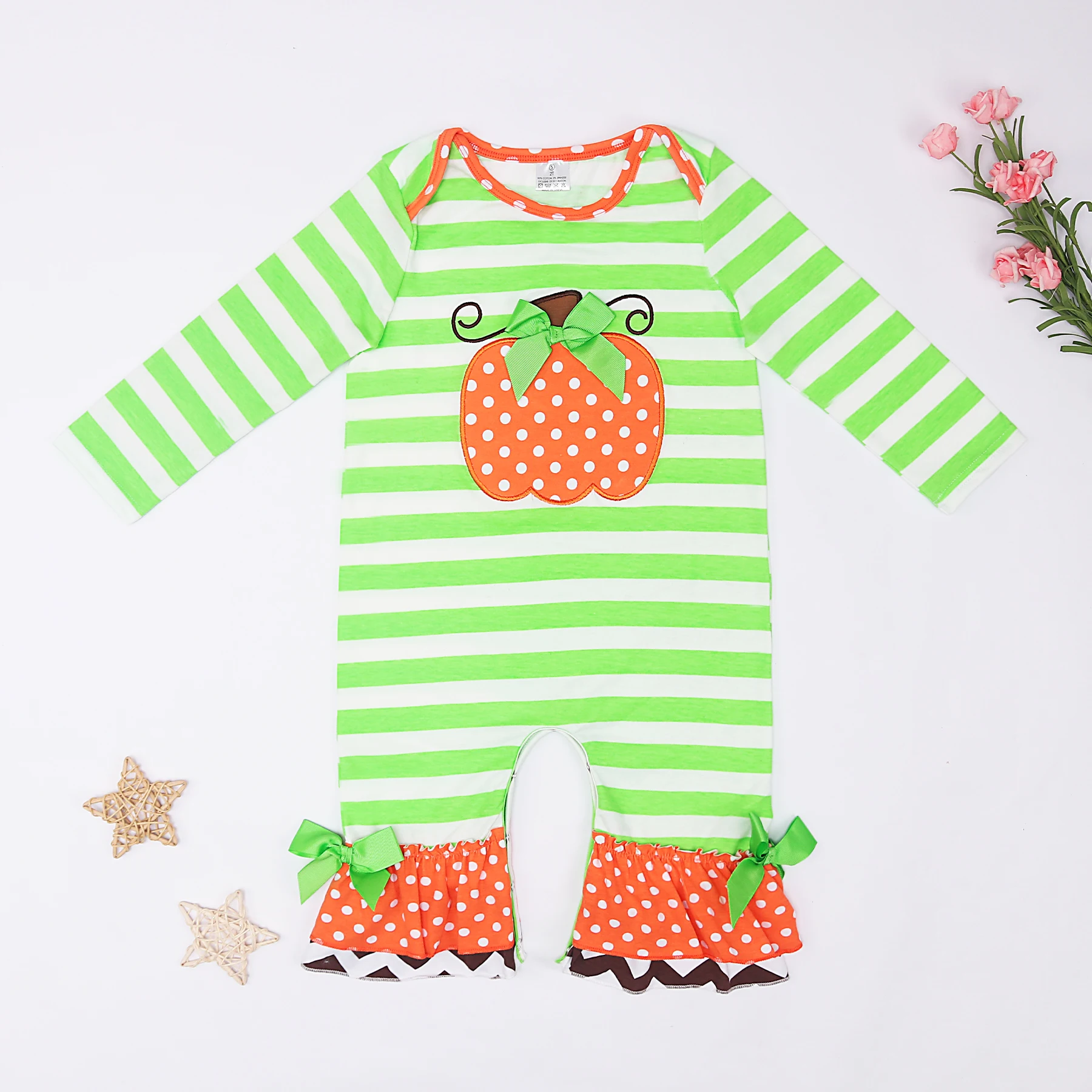 Halloween 0-3T Bubble Green Casual Wear Romper Babi Girls Clothes Pumpkin Embroidered Bodysuit New Born Pants Shorts One Piece
Halloween 0-3T Bubble Green Casual Wear Romper Babi Girls Clothes Pumpkin Embroidered Bodysuit New Born Pants Shorts One Piece