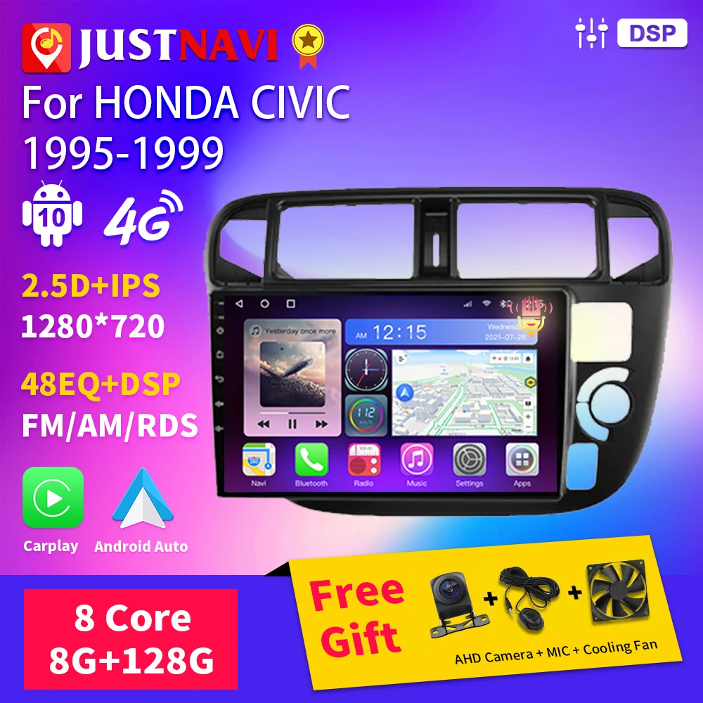 Автомагнитола JUSTNAVI на Android 10 для HONDA CIVIC 1995, 1996, 1997, 1998, 1999, 2DIN
Автомагнитола JUSTNAVI на Android 10 для HONDA CIVIC 1995, 1996, 1997, 1998, 1999, 2DIN