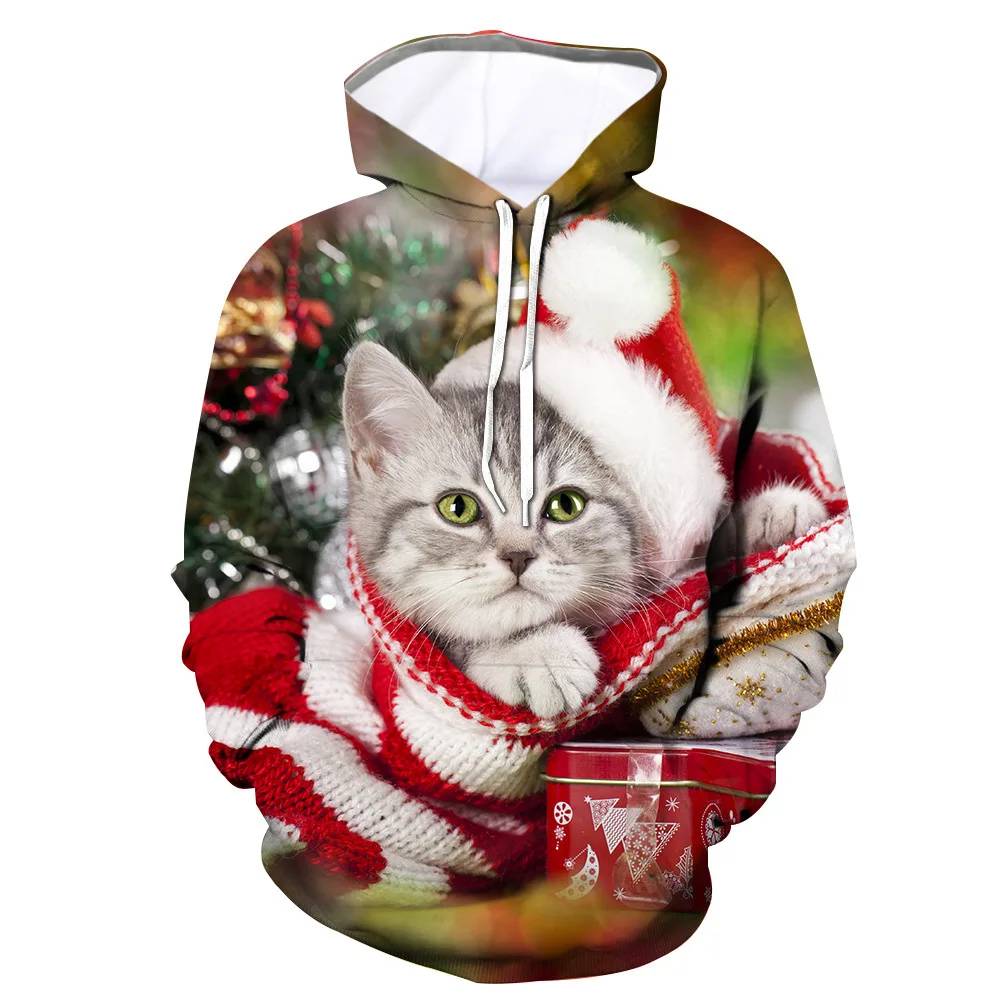 Autumn Christmas Santa Claus Hoodie Kawaii Cat 3D Print Men Women Sweatshirt Fashion Tracksuit Y2k Kpop Streetwear Girl Pullover
Autumn Christmas Santa Claus Hoodie Kawaii Cat 3D Print Men Women Sweatshirt Fashion Tracksuit Y2k Kpop Streetwear Girl Pullover