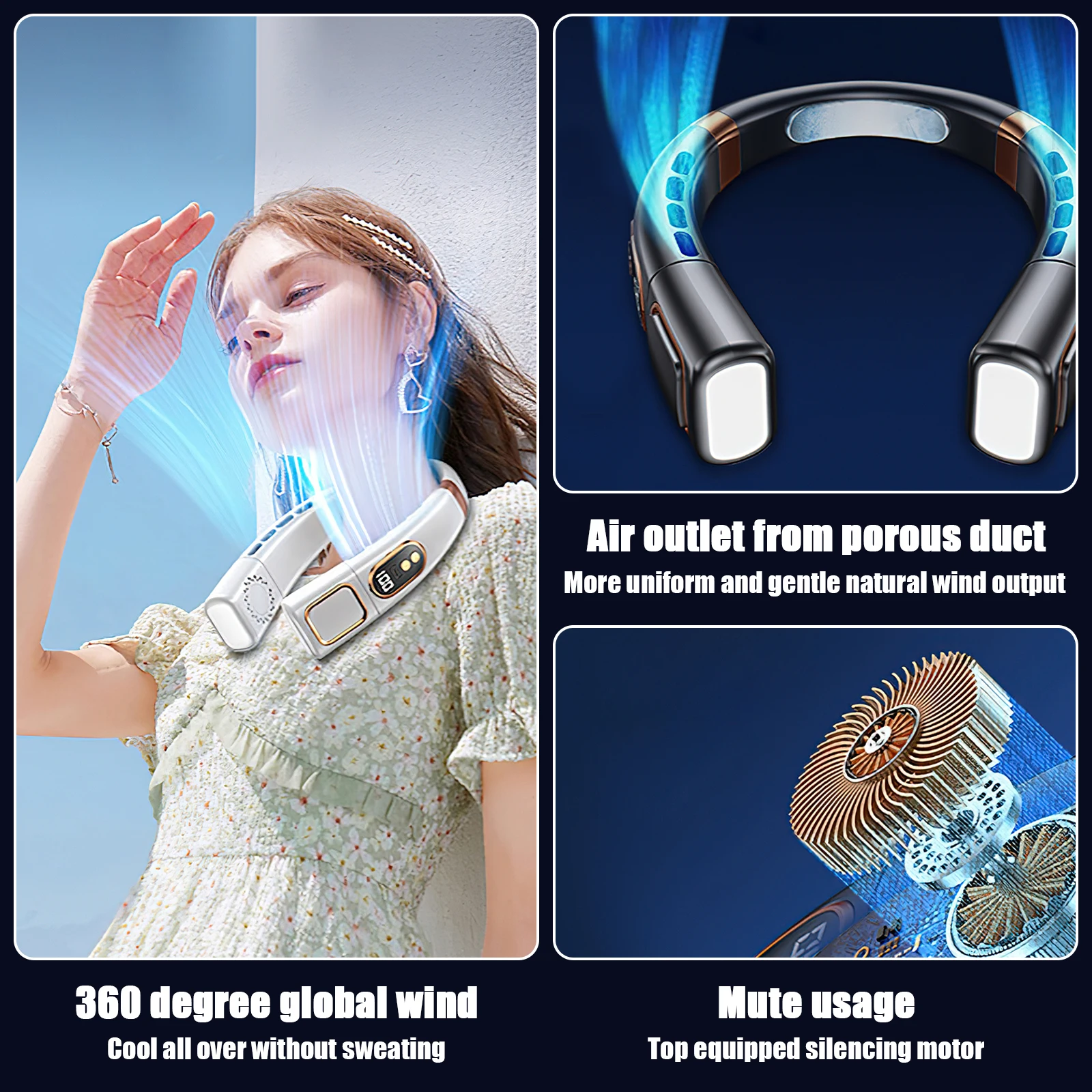 Hanging Neckfan Ice magnet cooling Portable Neck Fan Type-C Mute Multifunctional Leafless Electric Fan with Light 3 Mallzona Sb5c269e8da5048f8992d989d09d8fd14g Hanging Neckfan Ice magnet cooling Portable Neck Fan Type-C Mute Multifunctional Leafless Electric Fan with Light Mallzona