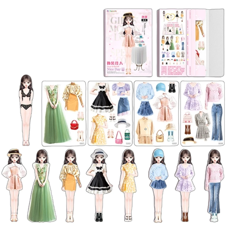 Princess Girl Puzzle Sticker Book Creative DIY Dress Up Magnetic Sticker Toy Kids Educational Gift Party Favor Supplies
Princess Girl Puzzle Sticker Book Creative DIY Dress Up Magnetic Sticker Toy Kids Educational Gift Party Favor Supplies