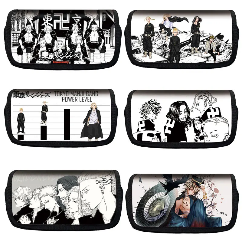 Anime Tokyo Revengers Pencil Case Canvas Longgong Sijian Pattern Pen Bags Casual For Teenagers Cosmetic Case School Supplies 
Anime Tokyo Revengers Pencil Case Canvas Longgong Sijian Pattern Pen Bags Casual For Teenagers Cosmetic Case School Supplies