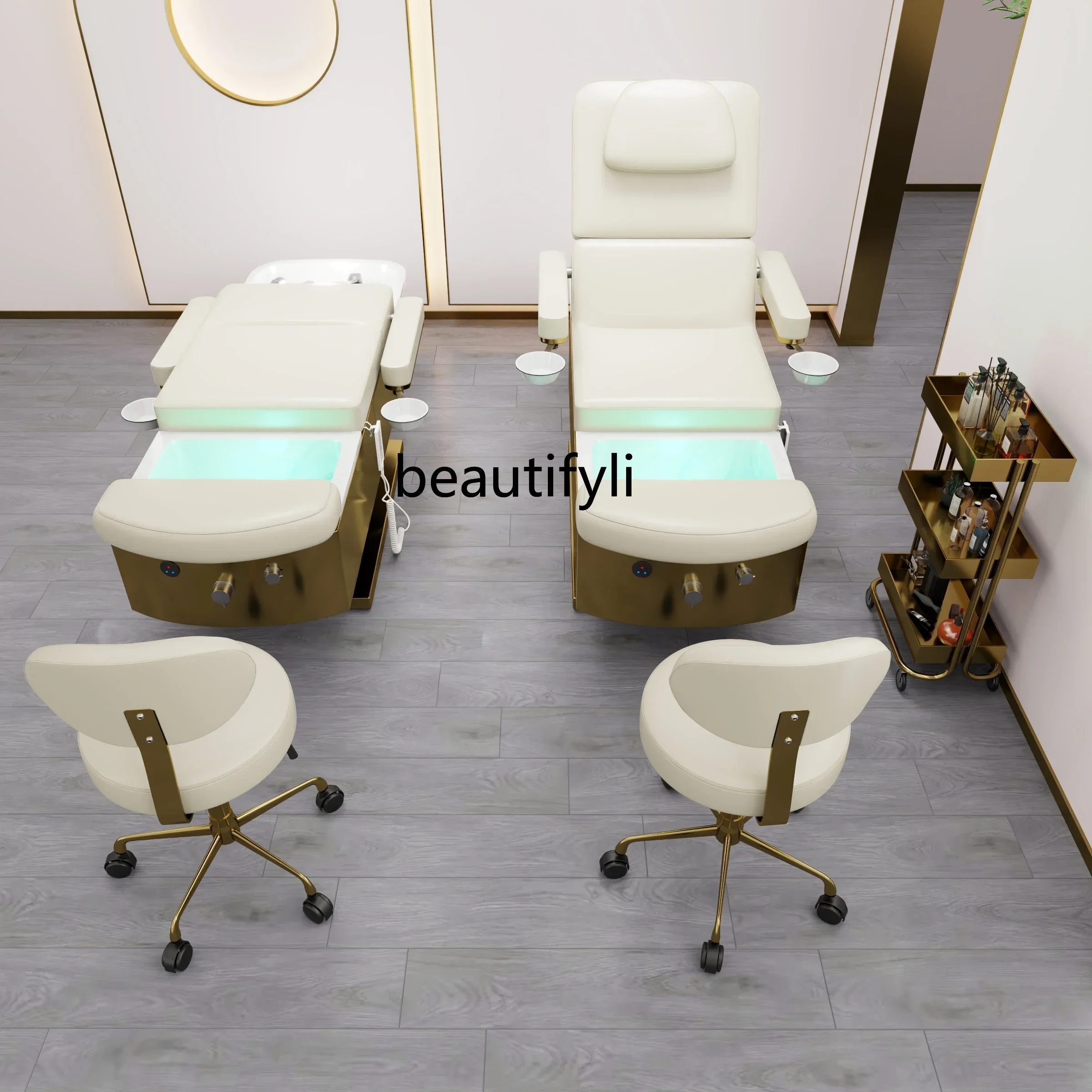 Nail Beauty Eyelash Beauty Bed Beauty Salon Shampoo Chair Foot Massage Flushing Bed
Nail Beauty Eyelash Beauty Bed Beauty Salon Shampoo Chair Foot Massage Flushing Bed