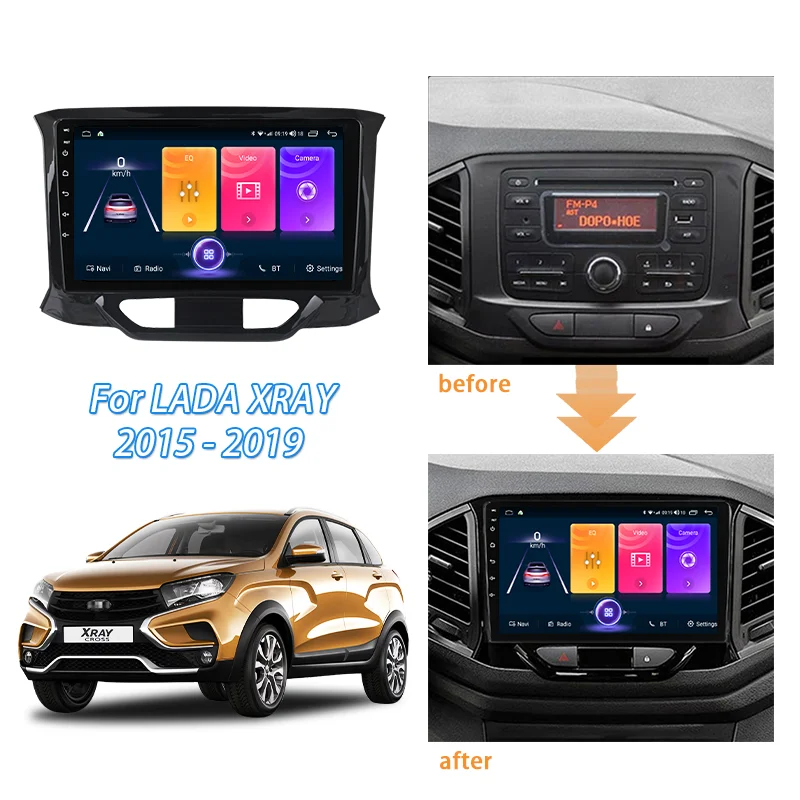 LODARK для LADA XRAY 2015-2019 Fascia 2 Din Android 9 дюймов Автомобильная рамка DVD аудио фитинг адаптер Комплект отделки приборной панели
LODARK для LADA XRAY 2015-2019 Fascia 2 Din Android 9 дюймов Автомобильная рамка DVD аудио фитинг адаптер Комплект отделки приборной панели