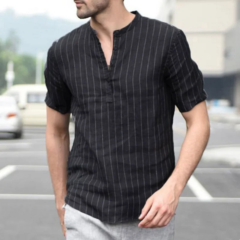 Bodysuit Pajama Summer Striped Button Shirts Up Cotton Men’s Casual T-Shirts Men Shirts Workout Pack
Bodysuit Pajama Summer Striped Button Shirts Up Cotton Men’s Casual T-Shirts Men Shirts Workout Pack