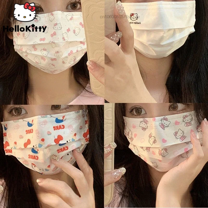 100pcs Sanrio Hello Kitty Graphic Adult Child Disposable Dust Protection Safe Breathable Kawaii Cartoon Anime Face Decoration
100pcs Sanrio Hello Kitty Graphic Adult Child Disposable Dust Protection Safe Breathable Kawaii Cartoon Anime Face Decoration