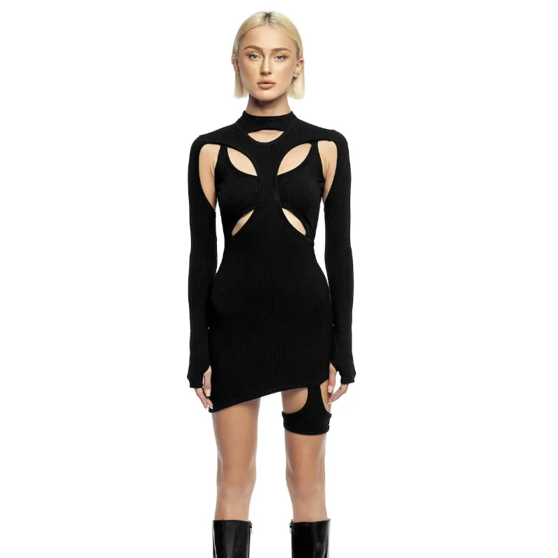 Women's Sexy Slim Mini Dress Women's Fashion Slim Sexy Backless Elegant Korean Style Long Sleeve Dress Nightclub
Women's Sexy Slim Mini Dress Women's Fashion Slim Sexy Backless Elegant Korean Style Long Sleeve Dress Nightclub