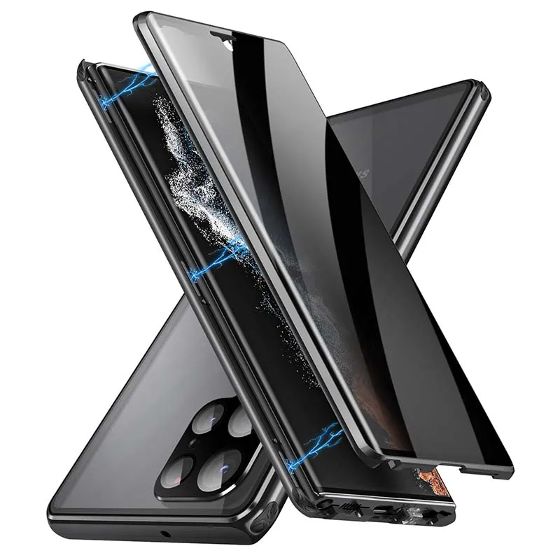 Z-SHOW 360° Metal For Samsung Galaxy S23 Ultra Plus Case Magnetic HD Glass Camera Protect Shockproof Transparent Cover Bag Coque
Z-SHOW 360° Metal For Samsung Galaxy S23 Ultra Plus Case Magnetic HD Glass Camera Protect Shockproof Transparent Cover Bag Coque