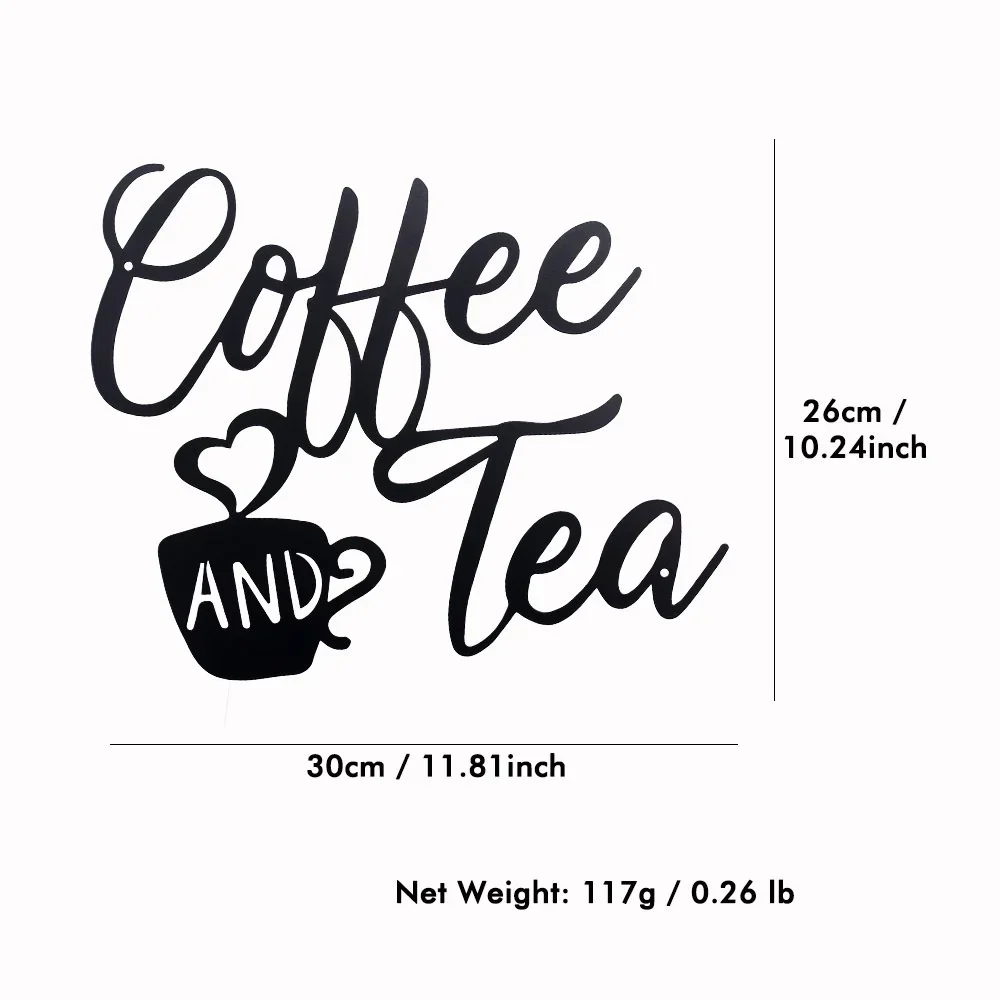 CIFBUY Decoration Coffee Sign Coffee and Tea Bar Sign Metal Wall Hanging Art Sign Cafe Farmhouse Kitchen Metal Home Decor Cafe S
CIFBUY Decoration Coffee Sign Coffee and Tea Bar Sign Metal Wall Hanging Art Sign Cafe Farmhouse Kitchen Metal Home Decor Cafe S