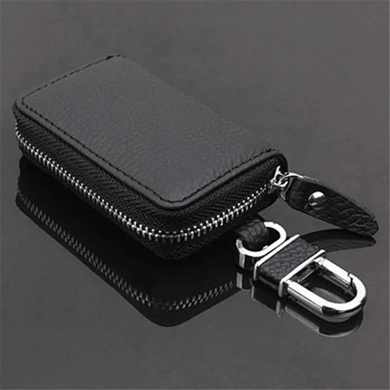 

PU Leather Car Key Wallets Men Key Holder Housekeeper Keys Organizer Women Keychain Covers Zipper Key Case Bag