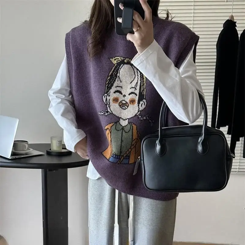 DIMANAF Plus Size Women Vest Sweaters Knitting Sleeveless Oversize Casual Loose Vintage Lady Sweater Jumpers Cardigan
DIMANAF Plus Size Women Vest Sweaters Knitting Sleeveless Oversize Casual Loose Vintage Lady Sweater Jumpers Cardigan